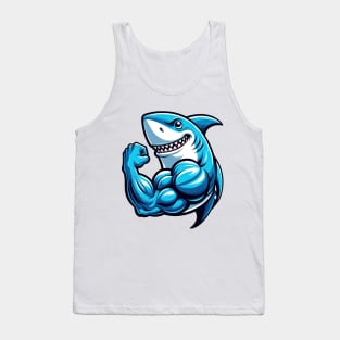 Muscular Shark: Power of the Ocean Tank Top